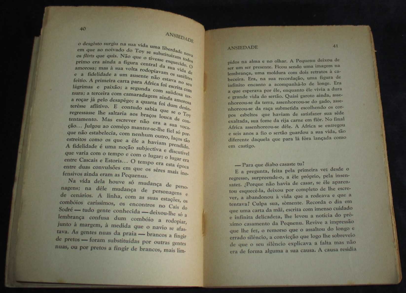Livro Ansiedade Joaquim Paço D'Arcos