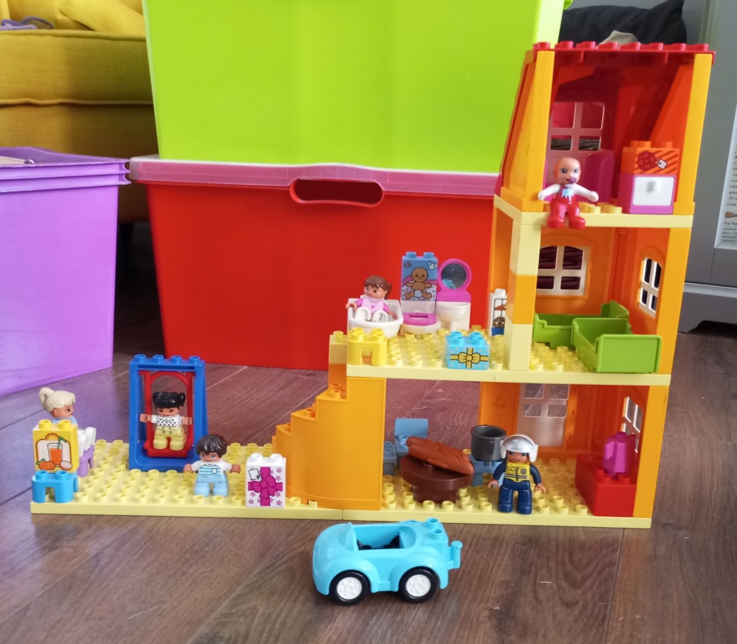 Mega zestaw klocków konstrukcyjnych domek Lego DUPLO