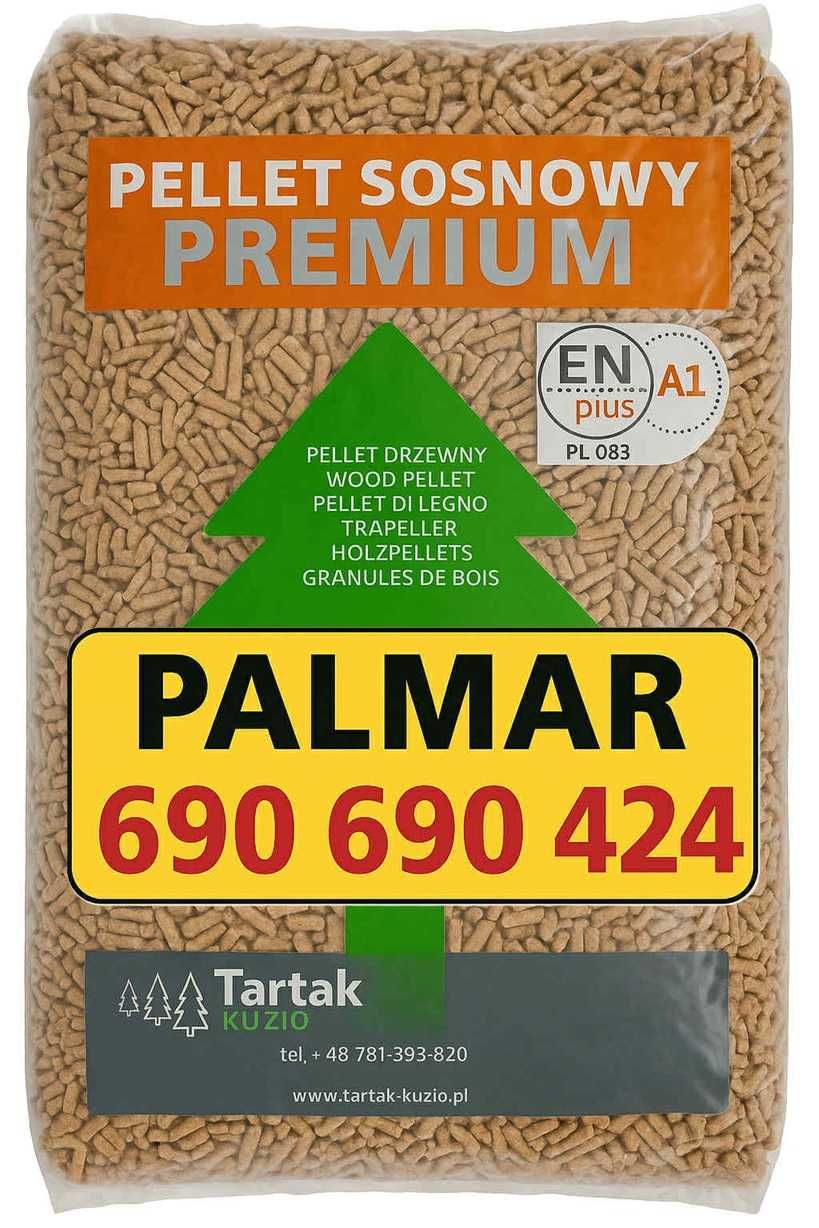 Certyfikowany premium pellet drzewny iglasty sosnowy Tartak kuzio