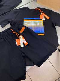 Текстильные шорты Heron Preston мужские черные шорты СТИЛЬ sh140