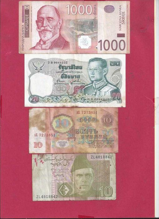 Notas   ex-colonias  e do mundo 12 notas bonitas em  saldo