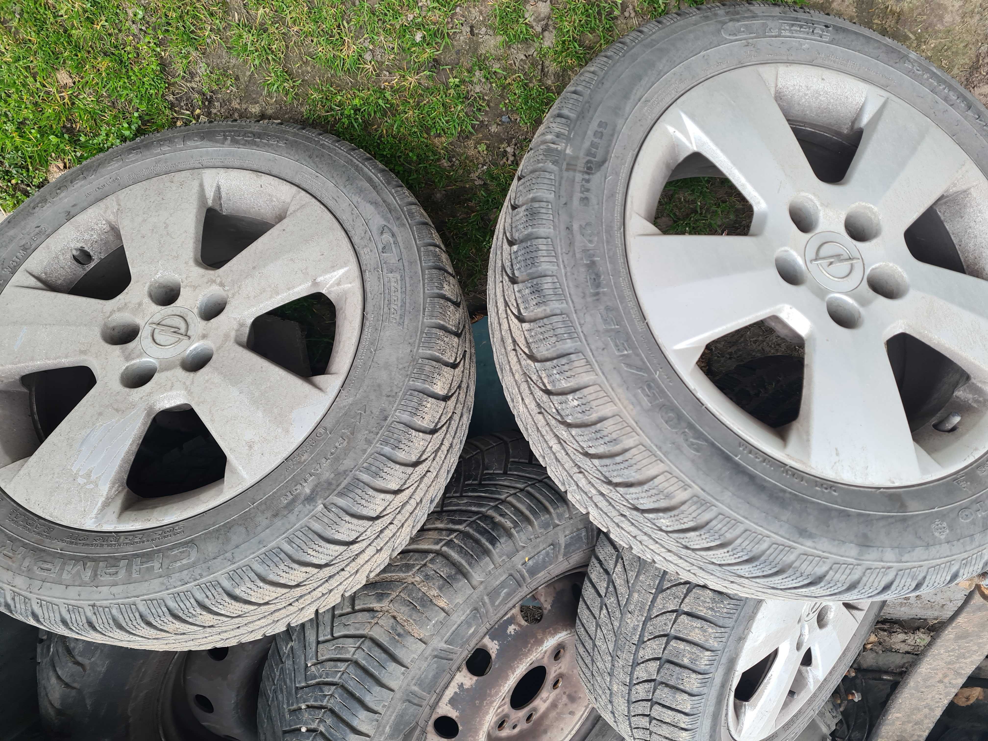 Alusy Alufelgi 16 cali 5x110 Opel Vectra C + opony zimowe ET41 6.5J