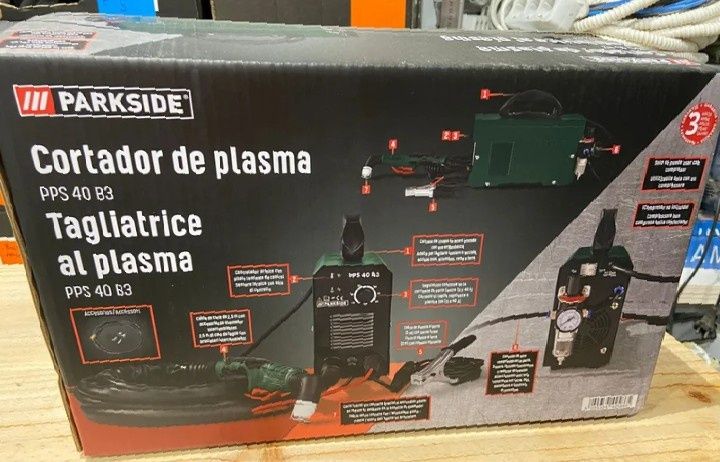 Cortador de Plasma 230V Parkside (Novo) nunca usado.