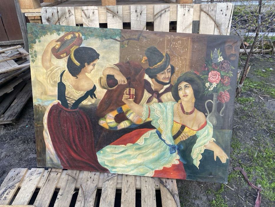 Картина намальована на холсті