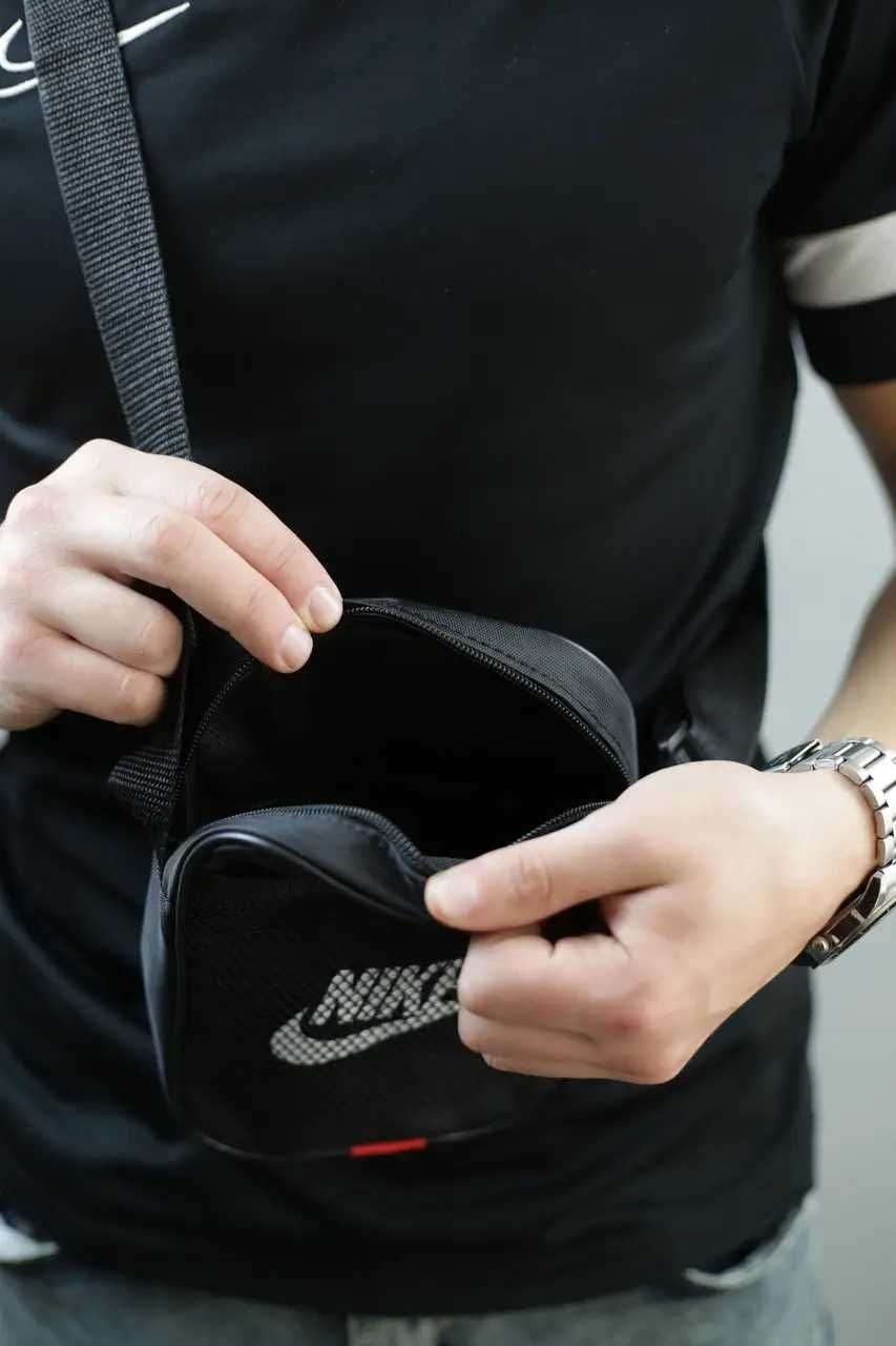 ОПТ 150 грн мужская спортивная, барсетка, черная, сумка, Найк Nike