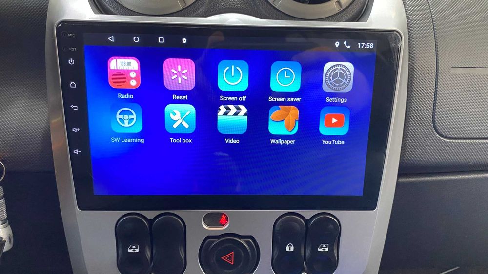 Rádio 2DIN 9"• Dacia LOGAN • SANDERO • DUSTER (2008 a 2012) • Android