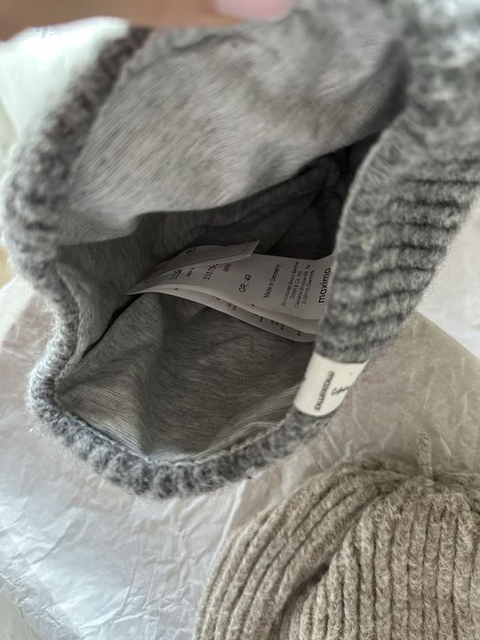 Нові дитячі теплі шапочки, рукавички 6-12м 46-49,50 см maximo, name it