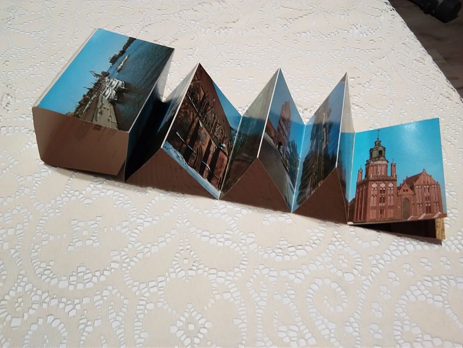 Widokówki harmonijkowe 1981 rok, ziemia Szczecińska.