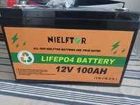 Nowy akumulator Nielftor Lifepo4 12v 100ah bateria magazyn energi
