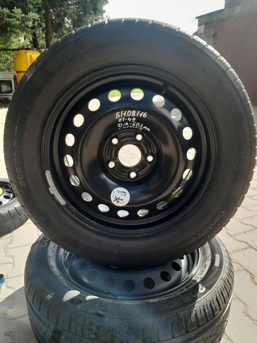 Повнорозмірні запаски4/100/16.>5/108/16. ET-49.DIA-60,1мм.рено сценік