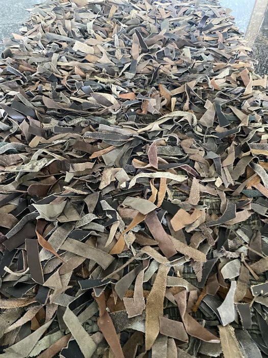 Tapetes retalhos de pele 200x140 e 100 x 60