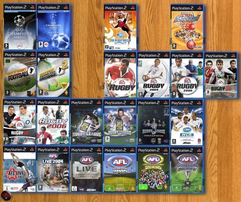 [PS2] Jogos DESPORTO 1 (Futebol,Rugby,Voley,Basket,Hoquei,Basebol)