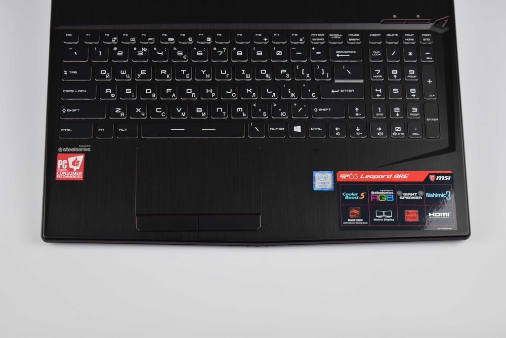 MSI GP63 Leopard GTX 1070 i7-8750H 16/32гб 512/1тб Ігровий ноутбук