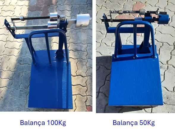 Duas balanças decimais 50Kg e 100Kg para venda de uma delas