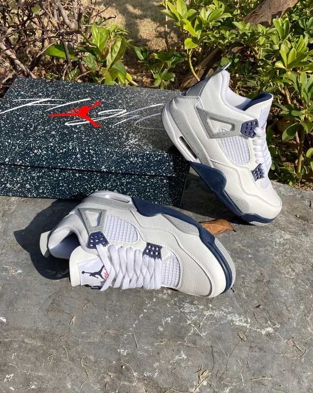 "Buty sportowe damskie"  Jordan_4_retro_Midnight_Navy_rozmiar.45