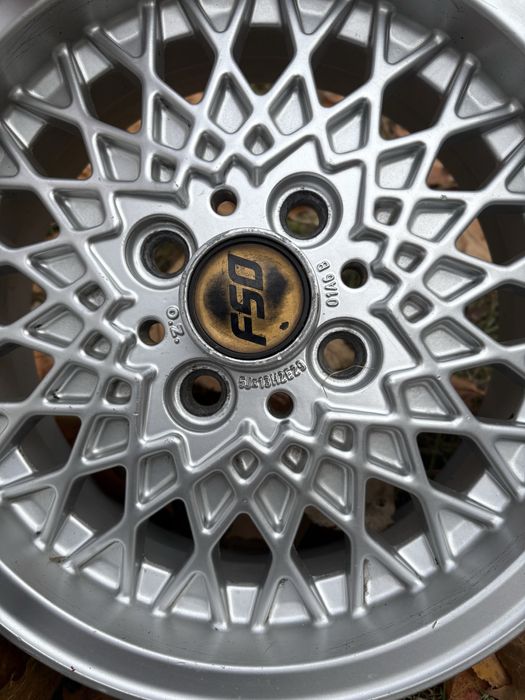 Komplet klasycznych alufelf OZ Route 4x98 5J Rarytas Polonez Fiat