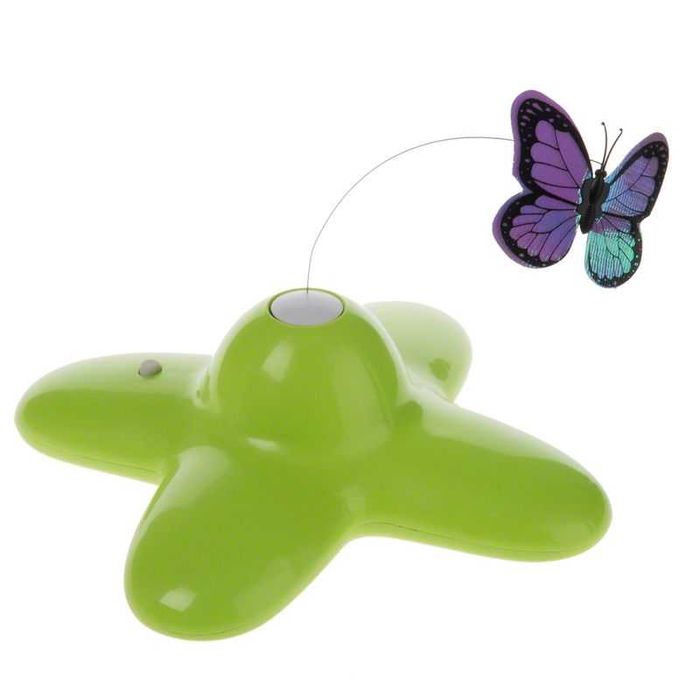 Zabawka dla kota Funny Butterfly+Automat na karmę Surefeed