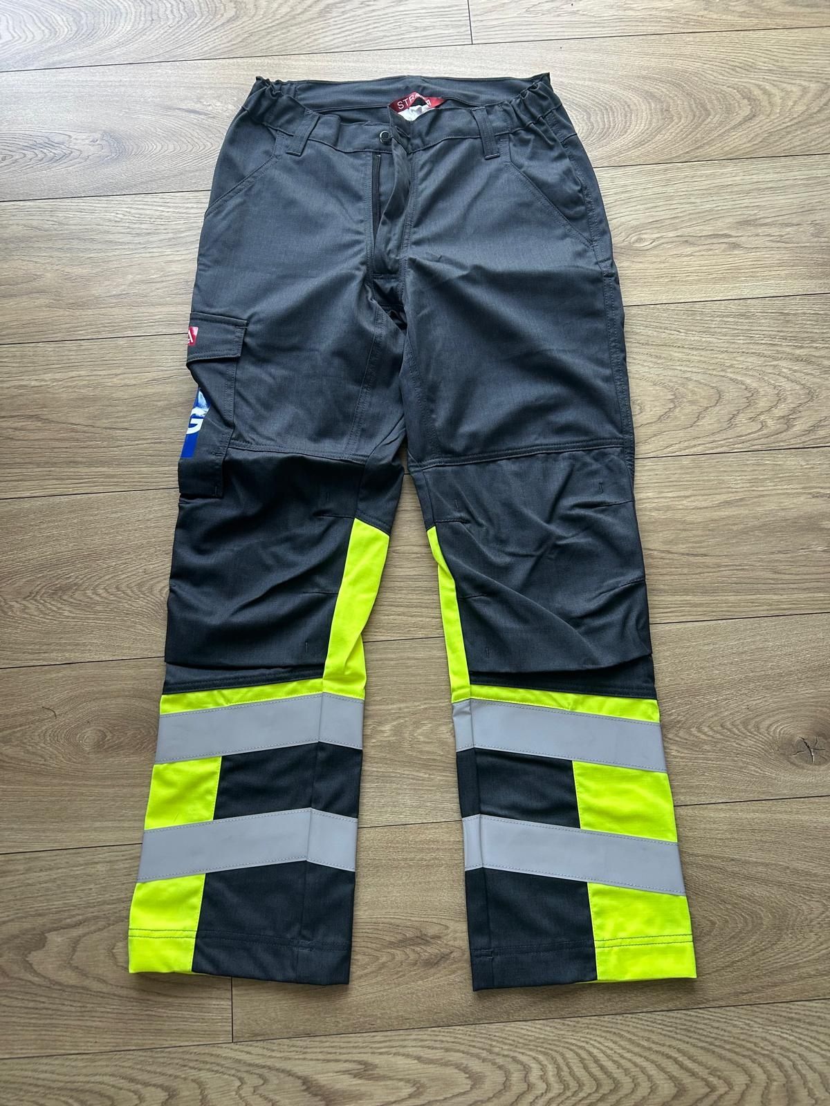 Spodnie trudnopalne, antyelektrostatyczne STRATA® ARC Hi-Viz