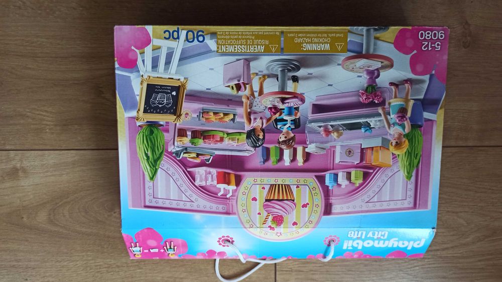 Nowy zestaw Playmobil City Life 9080 Kawiarnia Cupcakes klocki figurki