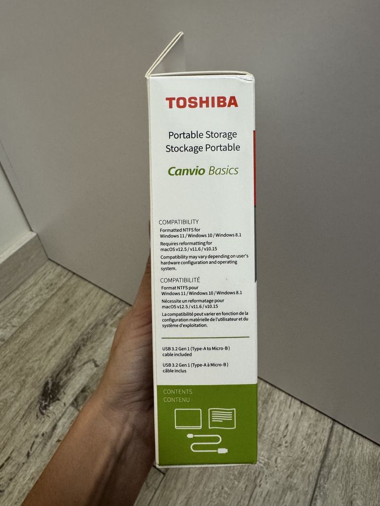 Жорсткий диск Toshiba Canvio Basics 1TB