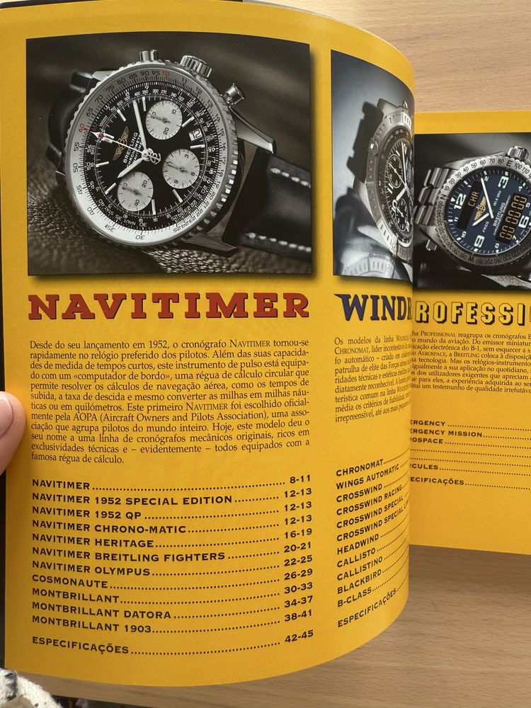 Catalogo Breitling Chronolog 04 (Ano de 2004)
