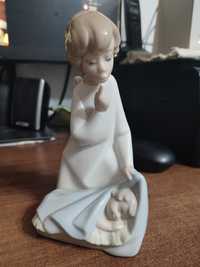 Figurka anioł z dzieckiem lladro