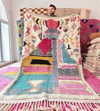 Marokański ręcznie tkany dywan z wełny owczej