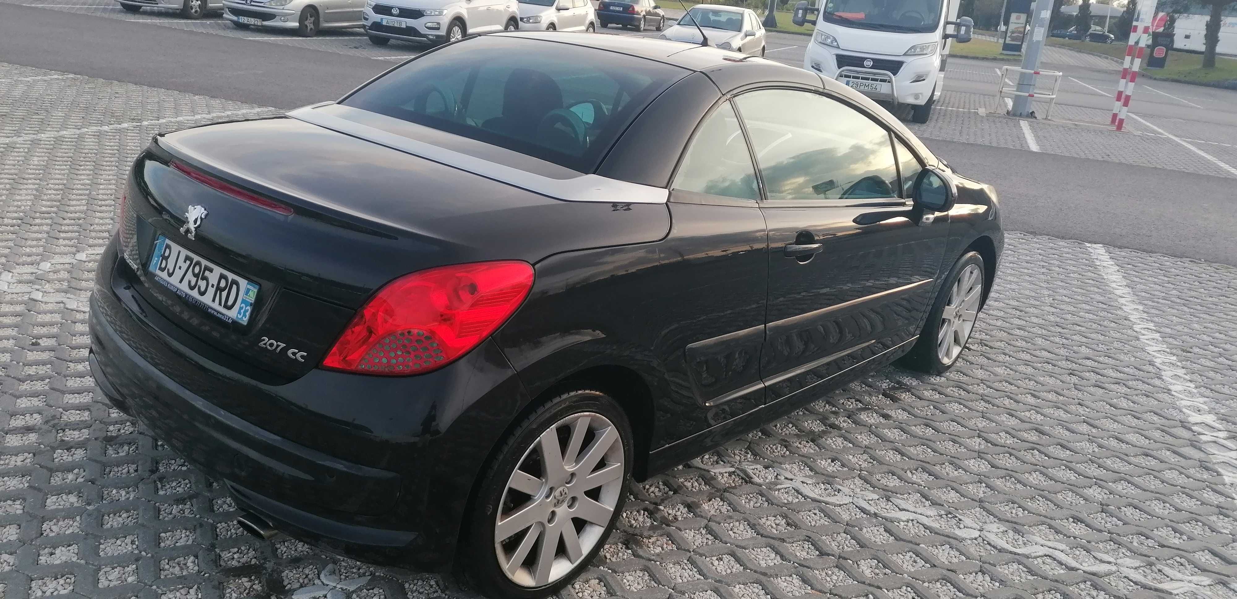 Peugeot 207 CC 1.6 sport 90.000km 03/2007 matrícula francesa