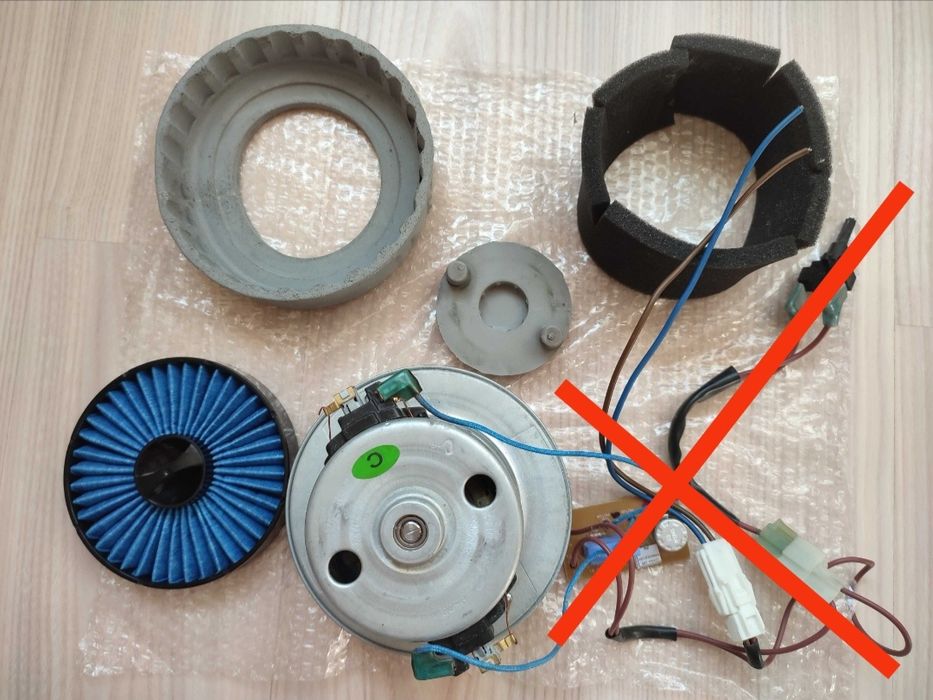 Оригінальний двигун, подушки, HEPA-фільтр від пилососа LG