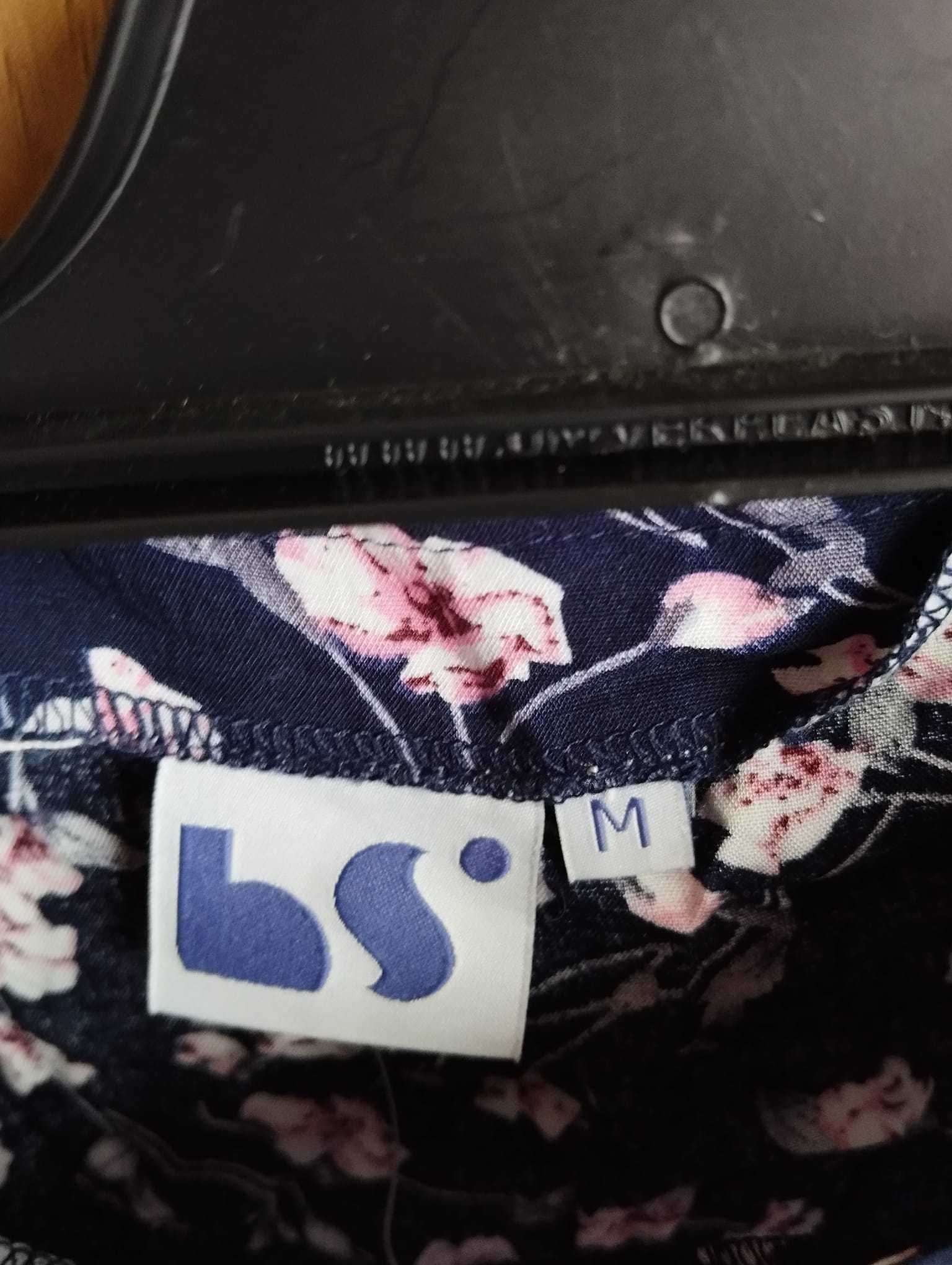 Vestido florido e fresco, mangas de folhos - NOVO. Tamanho M