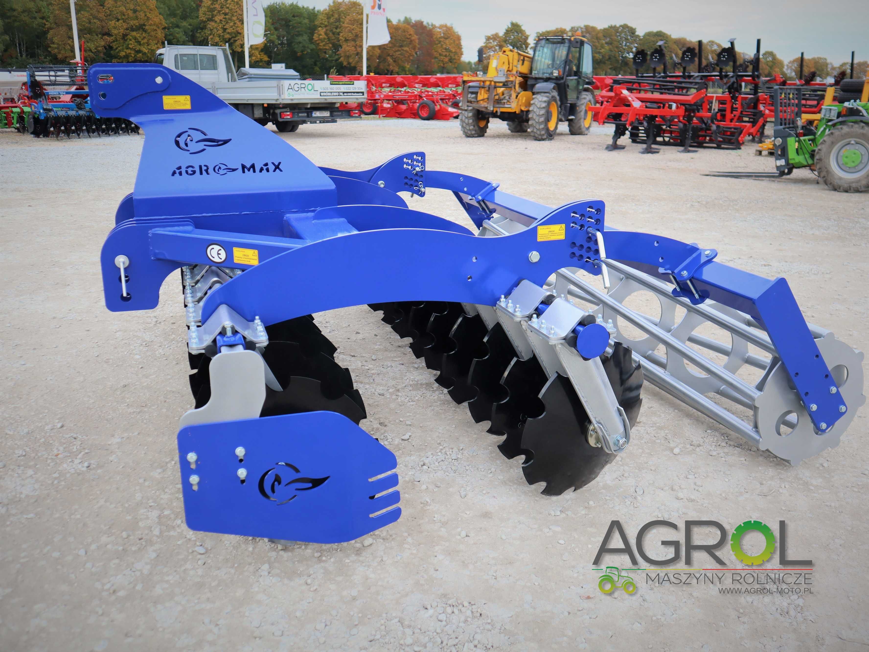 Brona talerzowa 3m, agregat talerzowy Agro-Max fi560; wał rurowy
