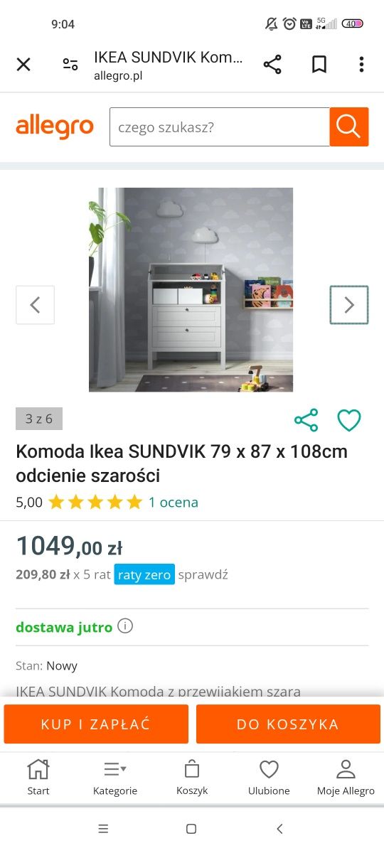 Przewijak komoda ikea