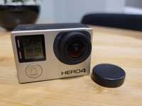 GoPro 4 Black + ekran + 4 baterie + case i inne akcesoria