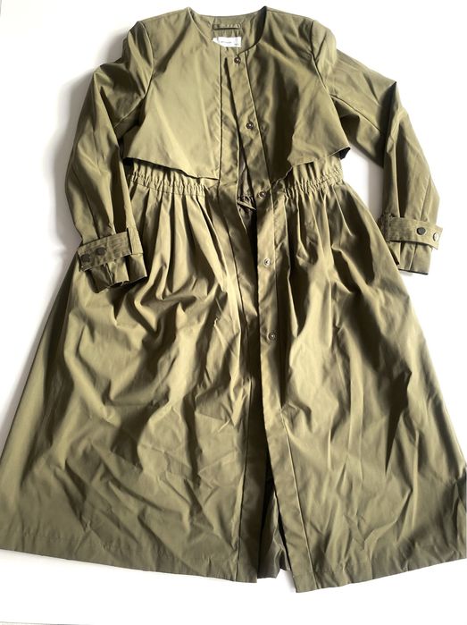Płaszcz parka taliowany khaki Reserved XS