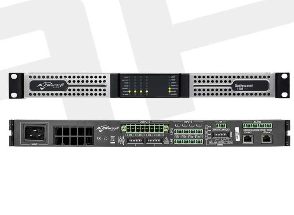Powersoft amplificador  digital de 4 canais , 1200wats