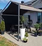 Pawilon Ogrodowy PERGOLA na Taras 3x3 Szerokość 285/265 wysokość Szary