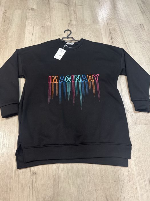 Подовжене худі світшот туніка сукня