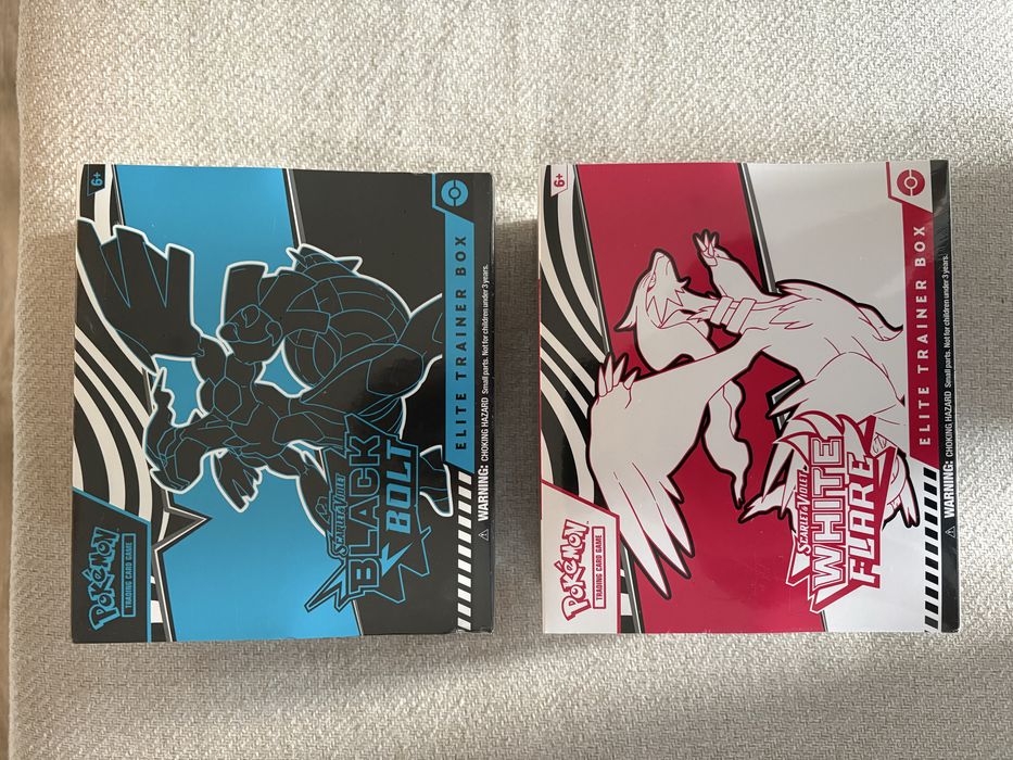 Pokémon Black Bolt e White Flare Elite Trainer Box (ETB)