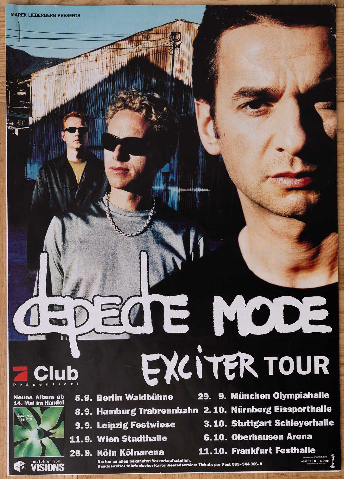 Depeche Mode - Exciter Tour - materiały prasowe