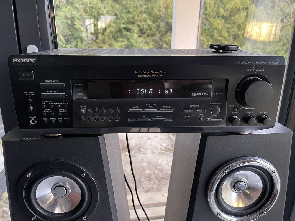 Amplituner Sony STR-DE225 plus głośniki stereo