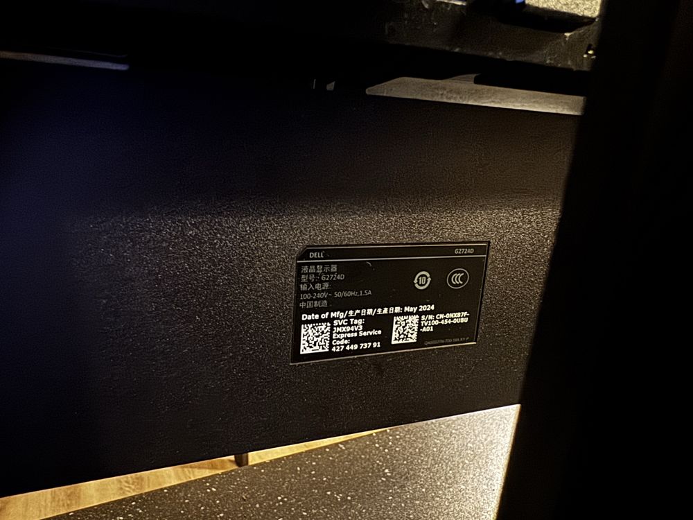Monitor Dell G2724D