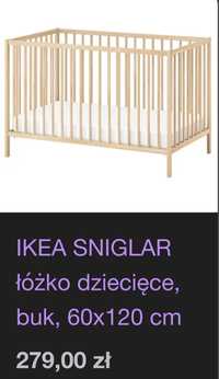 Ikea Sniglar łóżeczko dziecięce 60x120