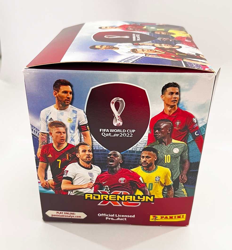 Cartas PANINI ADRENALYN XL WORLD CUP 2022 Caixa de 50 Saquetas