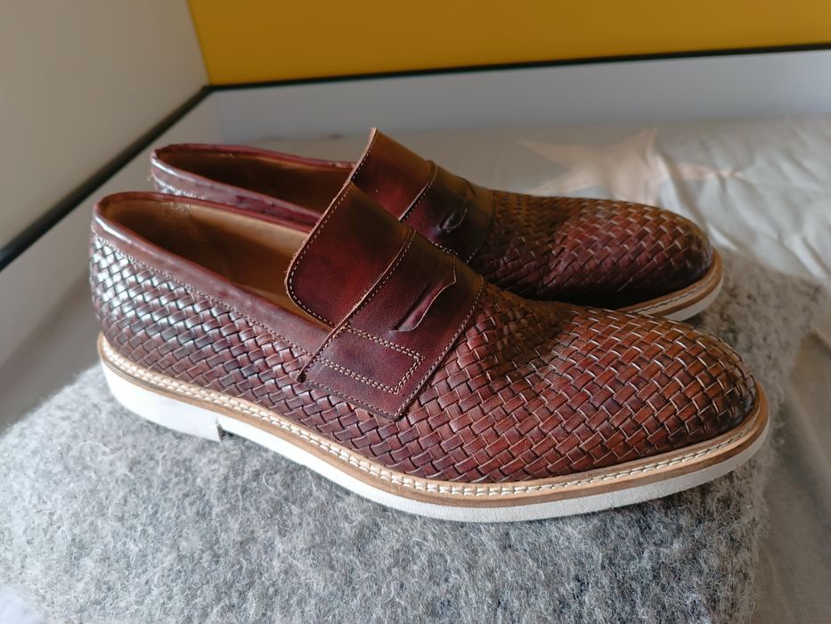 Лофери шкіряні туфлі 45 розмір ціну знижено Casanova Italy