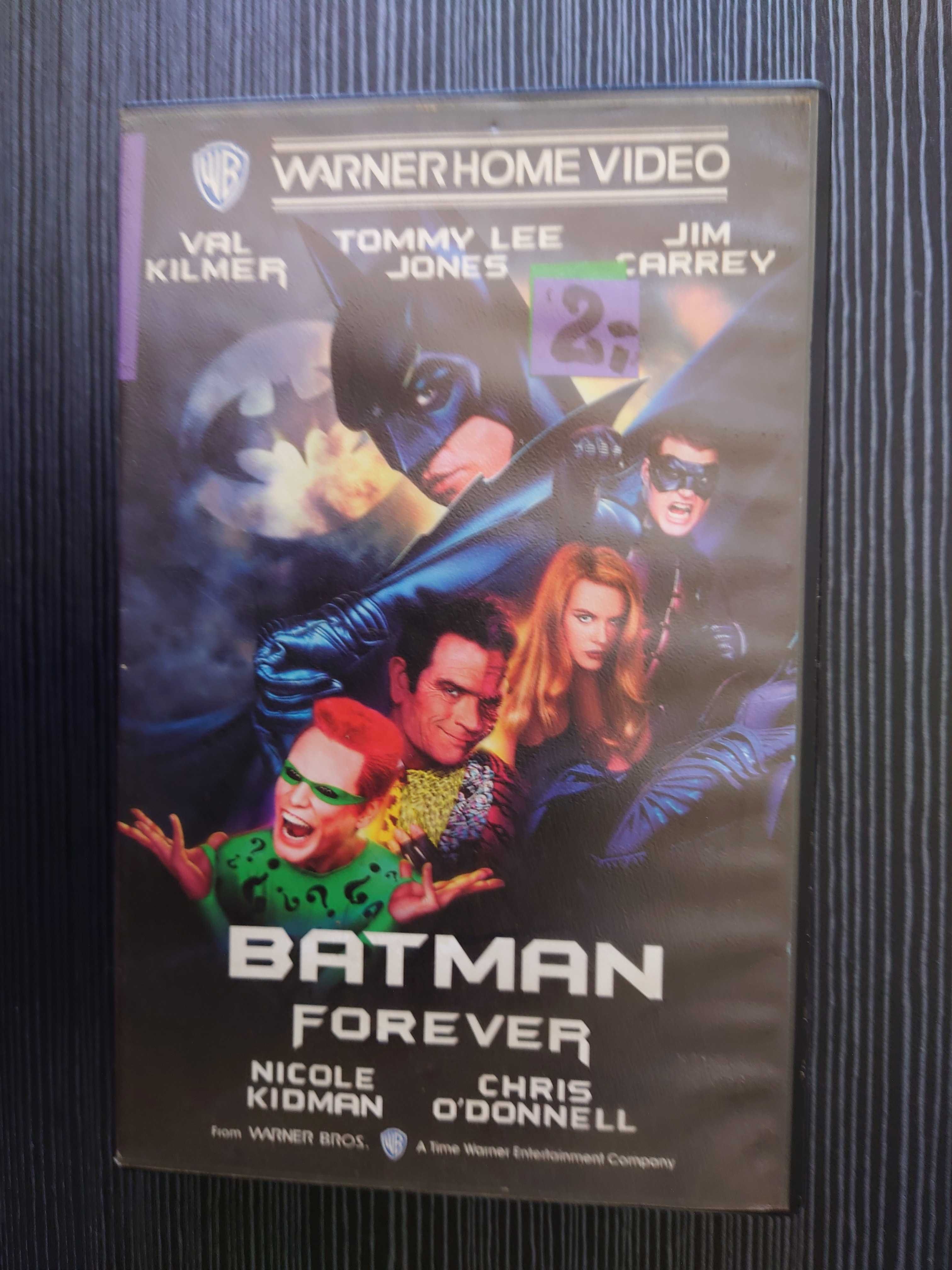 VHS ,,Batman forever''- Nicole Kidman, Chris O' Donnell z 1995 roku