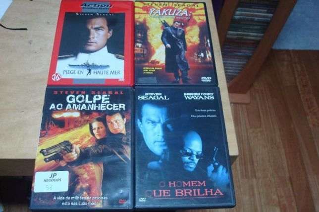 lote 17 dvds steven seagal ,voo em furia,o patriota,nico