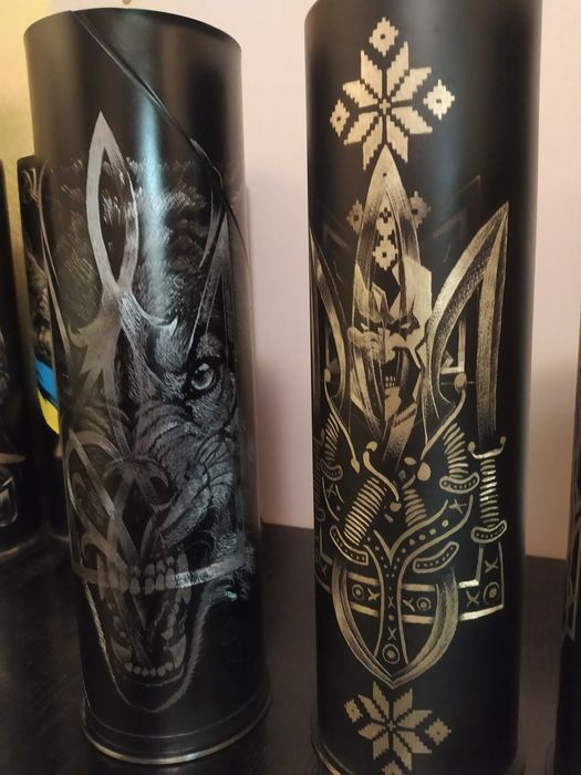 Гільза сувенір Ексклюзивна 105 латунь на подарунок аукціон чи колекції