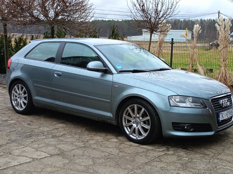 Audi A3 2.0 TDI 140km, skóra,zadbany,alu 17cali, gw.przebiegu 164tkm 100%