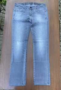 Szare dżinsy spodnie jeans denim corvet straight G-Star Raw