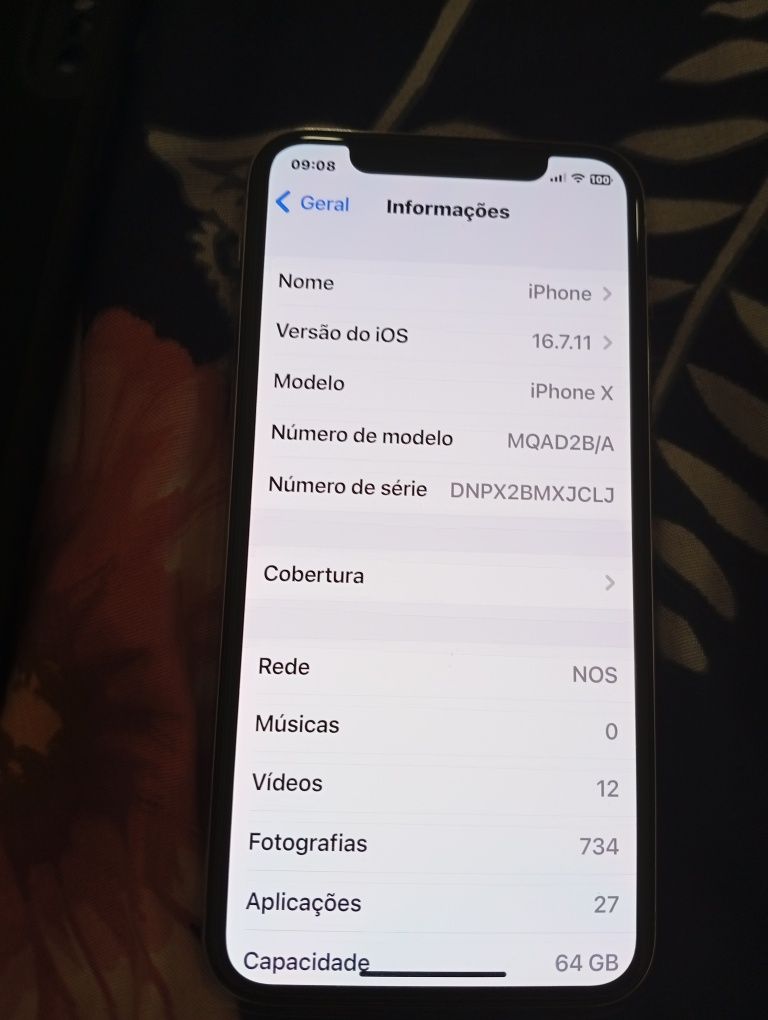 iPhone X como novo